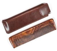 Peine de dientes anchos de madera, peine, peine de dientes anchos for rizos, 1 pieza de 16 cm, peine de sándalo de estilo chino for el cuidado de los hombres, peine de masaje for el cuidado del cabell