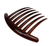 Peine de dientes anchos, estilo francés, irrompible, buen agarre, peine lateral para mujeres y niñas, peines para el pelo de color negro y café, accesorios para mujer, peines decorativos para el