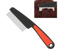 Peine de Dientes Finos de Acero Inoxidable, Peine para Musgo, Cabeza Profesional, Eliminación de Musgo, Peine para el Cabello, Utilizado para Eliminar los Piojos