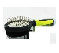 Peine de Doble Cara para Mascotas con cerdas Suaves y duras, Ideal para deshacer Nudos y Eliminar Pelo Suelto.