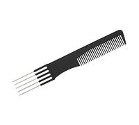 Peine de elevación con 5 pasadores de acero para todo tipo de cabello, púa de pelo para salón de belleza