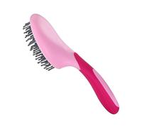 Peine de extracción de melena para caballos, herramienta de aseo profesional, cepillo para desenredar, mango ergonómico antideslizante, diseño de cerdas, cuidado del cabello, gestión de coletas