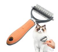 Peine de gato para cabello enredado, degradación del peine para gatos,Peine de aseo Cat Undercoat Saiding Dog Brush | Desmatar tanques para mascotas en