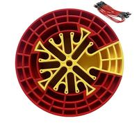 Peine de gestión de cables, aparador de cables Ethernet, herramienta de organización de red, acción de rodadura suave para paquetes ordenados, proceso de instalación de prevención de torsión para