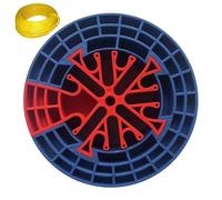 Peine de gestión de cables - Cajonera de alambre Ethernet, herramienta de organización de redes | Acción de rodadura suave para paquetes ordenados, proceso de instalación para centro de datos de TI