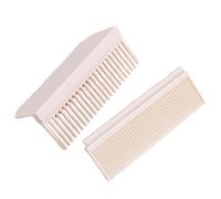Peine de hierro de hoja: accesorio de peine de hierro suavizado desbloqueable, peinador para suavizado | Peine para suavizar el cabello extraíble con una barra de riel, herramienta de suavizado con de