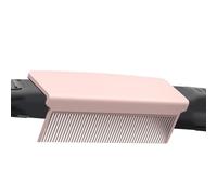 Peine de hierro plano - 9,4 x 3,5 x 3,4 cm peine grande para alisar el pelo, herramienta de peinado con clip, guía de pelo resistente al calor, accesorio de peine extraíble, peine alisador