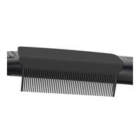 Peine De Hierro Plano | Accesorio De Peine Suavizado Desmontable Para Clip De Hierro Plano En Barber Grip Comb Compacto Hair Styling Tools Accesorios Para Uso Profesional Y Hogar (negro)