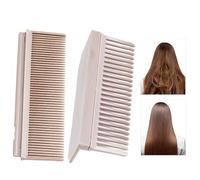 Peine De Hierro Plano - Peine Alisador De Peluquero | Peine De Peluquero Para Alisar, Alisador De Pelo De Peluquero, Accesorio De Clip, Herramienta Perezosa Para Alisar El Cabello Con Dientes Densos P