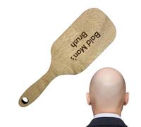 Peine De Hombre Calvo, Peine De Madera Para Hombre Calvo, Peine De Madera Para Hombre Calvo, Herramienta Aseo Peine Mordaza Divertida, Peines Sin Dientes Humorísticos Bromas Presentes Para Hombres
