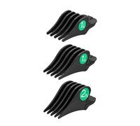 Peine De Límite Grande, Compatible Con Wahl, Protectores For Cortadoras De Cabello, Peines Guía De Corte For Barbería, Accesorio For Cortadoras Eléctricas Y0504, Suave Y Cómodo.(Black-3PC)