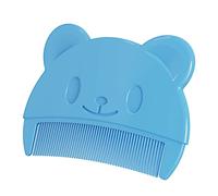 Peine de limpieza de cabeza de oso para recién nacido, peine de viaje para bebé, baño, masaje de cabeza