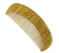 Peine de Madera Ideas for peines de madera tallada de sándalo verde: peine artesanal anticaída Para Mujeres y Hombres(3)