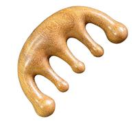 Peine De Madera Masajeador Para Cuero Cabello | Peine De Dientes Anchos Para El Cuidado Del Cabello,Masajeador De Cabeza - Para Mujeres Y Hombres Como Parte De Su Rutina De Cuidado Del Cabello Y Nadie