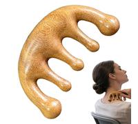 Peine De Madera Masajeador Para Cuero Cabello | Peine Portátil Para Cuidado Del Cabello,Masajeador De Dientes Anchos Para Cuero Cabello - Para Mujeres Y Hombres Como parte De Su Rutina De Cuidado