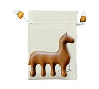 Peine De Madera Para Desenredar El Cabello - Masajeador De Cuero Cabelludo Con Dientes Ďe 9,5 X 9 Cm Đe Ancho, Herramienta Para El Cuidado Del Cabello | Accesorio D́e Peinado Ṕara Çabello Largo,