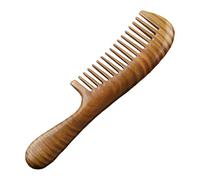 Peine de madera para mujer,Peine de madera - Peines desenredantes de pelo de madera de nogal | Herramientas para peinar el cabello de mujer, peine ergonómico para desenredar de sándalo para viajes en