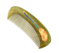 Peine de Madera Peine artístico de laca de sándalo, peine pequeño pintado, peine for cabello liso Para Mujeres y Hombres(1)