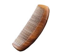 Peine de madera - Peine de madera de nogal | Peine ergonómico para pelo rizado con mango | Peine de madera antiestático para un peinado | Masajeador del cuero cabelludo Peine desenredante de sán