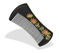 Peine de Madera Peine De Madera Hecho A Mano, Peine Artístico De Laca, Peine De Madera Pintado, Peine For El Cabello Para Mujeres y Hombres(1)