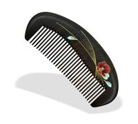 Peine de Madera Peine De Madera Hecho A Mano, Peine Artístico De Laca, Peine De Madera Pintado, Peine For El Cabello Para Mujeres y Hombres(4)