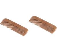peine de madera, Peine de madera sándalo, 1 unidad, masaje for el cuero cabelludo y la cabeza, peine for suave, melocotón(Picture 1x3pcs,Medium)