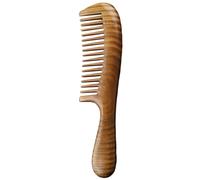 Peine de madera, Peine de sándalo, Desenredante de pelo con peine hecho a mano de madera, Herramientas para peinar el cabello de mujer, peine ergonómico para desenredar de sándalo para viajes en casa