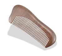 Peine de Madera Sandalwood Comb Meridian Massage Comb Head Five Teeth Meridian Comb Multifunction Scraping Wide Tooth Comb Scalp Massage Comb(2)