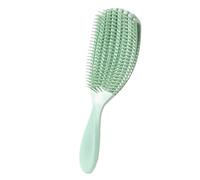Peine de masaje ahueca hacia fuera cepillo de, Green BIG | Desenredante con peine y húmedo para todo tipo
