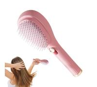 Peine de masaje antiestático, cepillo para desenredar el cabello, cepillo de pelo antiestático autolimpiante para todo tipo de cabello y pelucas