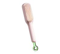 Peine de masaje autolimpiante - Cepillo para el cabello telescópico antiestático de 22 cm | Peine desenredante mágico para cuero cabelludo, herramienta para el cuidado del cabello para mujer, cepillo