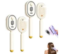 Peine De Masaje Con Cojín Aire En Aerosol Eléctrico, Cepillo Nebulizador Recargable Para El Cabello, Desenredante Vapor Todo Herramienta Peinado Ondulado Y Rizado Húmedo Uso Diario Cuidado(Mix2f)