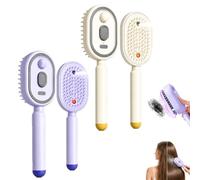 Peine De Masaje Con Cojín Aire En Aerosol Eléctrico, Cepillo Nebulizador Recargable Para El Cabello, Desenredante Vapor Todo Herramienta Peinado Ondulado Y Rizado Húmedo Uso Diario Cuidado(Mix2e)