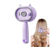 Peine De Masaje Con Cojín De Aire En Aerosol Eléctrico, Cepillo De Pelo Recargable Antiencrespamiento Con Niebla De Agua, Desenredante Y Alisador Para Cabello Seco Dañado, Viaje Inalámbrico