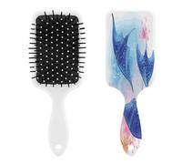 Peine de masaje de animales marinos para hombres y mujeres, cepillo de pelo largo, corto, fino, rizado, recto u ondulado, peine de cojín de aire con asa, regalo para mujeres