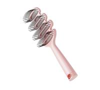 Peine de masaje de cerdas huecas para cuero cabelludo suave y cepillo de masaje antitirones para desenredar el cabello, cómodo y divertido cepillo para eliminar nudos