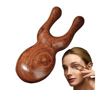 Peine de masaje de cuernos de sándalo - Herramienta para el cabello de madera natural, dispositivo de relajación facial del cuero cabelludo, accesorios de cuidado hechos a mano con dientes pulidos