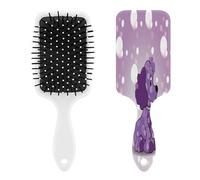 Peine de masaje de lunares para hombres y mujeres, cepillo de pelo largo, corto, delgado, rizado, recto u ondulado, peine de cojín de aire con asa, regalo para mujeres