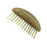 peine de masaje diente bocina cuero cabelludo cepillar cabello ancho detangling cepillo de masaje creativo suministro de masaje cuerno