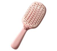 Peine de masaje para cuero cabelludo, cepillo de autolimpieza, 7.17 x 2.52 x 1.5 pulgadas, herramienta plegable de goma ABS para el cabello con fácil limpieza, accesorio de peinado ligero, salón