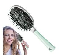 Peine de masaje para el cabelludo, cepillo masajeador de cabello, 6,7 x 3,5 x 23,5 cm, diseño ergonómico antideslizante, estimulación del cabelludo, 1 paquete negro para aseo diario