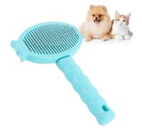 Peine de Mascotas, Peine de Mascotas de Acero Inoxidable con de Plástico Aseo Portátil de Cepillo Deshedding Cepillo para Perros para Perros Pequeños Perros Grandes Gatos Gatos