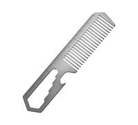 Peine de metal para hombre,Peine de metal para hombres - Peine de aleación de titanio - Peine para el pelo al aire libre, peine portátil, abridor de botellas para hombres, peinado al óleo