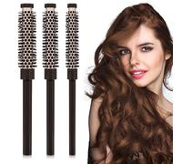 Peine de modelado con forma de panal de abeja, cepillo redondo pequeño para secado con secador, juego de accesorios para el cabello, mini cepillo redondo adecuado para diversos looks para hombres