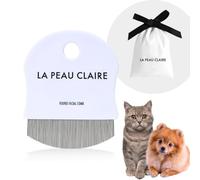 Peine de ojos de perro, removedor de manchas de lágrimas para perros por veterinario, peine curvado para perros pequeños, peine de mascotas para gatos, removedor de suciedad de ojos para perros, peine