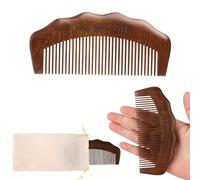 Peine de Parto de Madera, Peine de Parto para Alivio del Dolor Sándalo Peine de Parto Elementos Esenciales para el Parto y el Parto Embarazo Regalo para Mujeres Embarazadas con Bolsa de Tela
