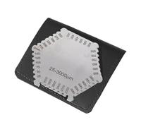 Peine de película húmeda de acero inoxidable de 25 a 3000 um, calibre de grosor, película húmeda