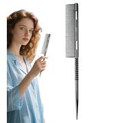 Peine De Pelo Con Cola Afilada - Cepillo Voluminizador de Cerdas Metálicas - Ergonómico Desenredante Regalo Mujer