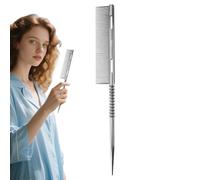 Peine De Pelo Con Cola Afilada - Cepillo Voluminizador de Cerdas Metálicas,Peine Ergonómico para Volumen, Desenredado y Estilismo