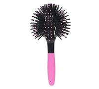 Peine de Pelo de Bola Redonda de 360 grados, Cepillo de Pelo Redondo Resistencia a Altas Temperaturas Peine de Pelo Rizado 3D para Cabello Húmedo Y Seco